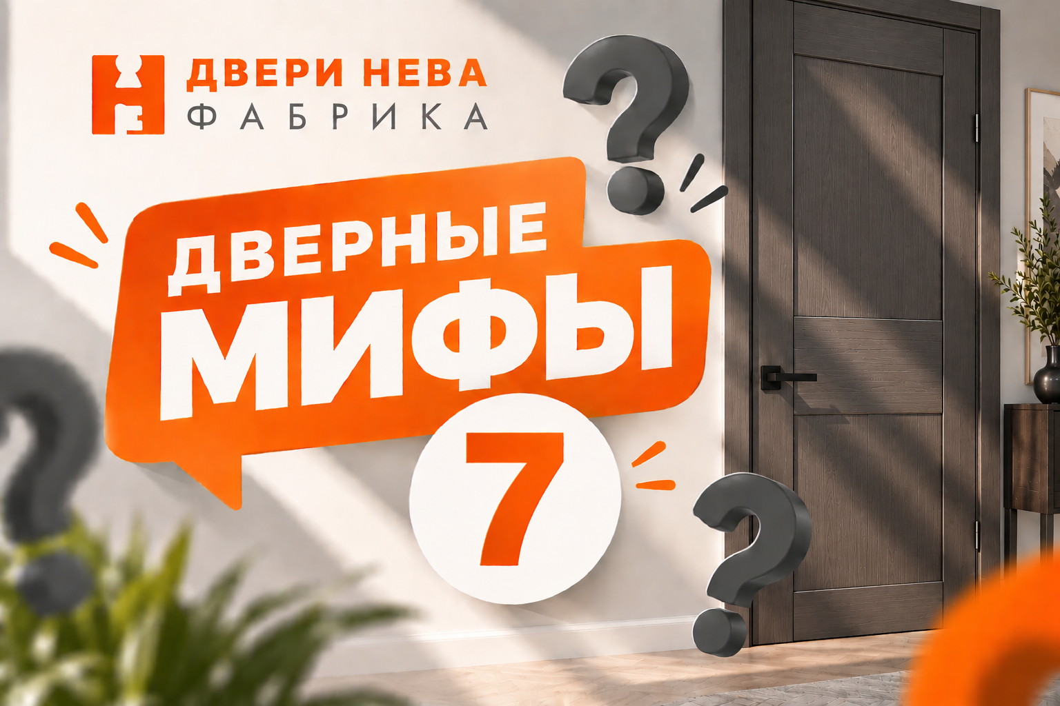 Правда ли, что темные двери требуют меньше ухода? Мифы о дверях #7